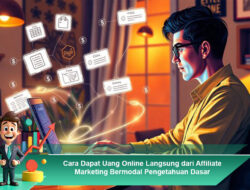 Cara Dapat Uang Online Langsung dari Affiliate Marketing Bermodal Pengetahuan Dasar
