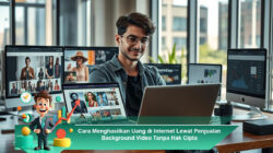 Cara Menghasilkan Uang di Internet Lewat Penjualan Background Video Tanpa Hak Cipta
