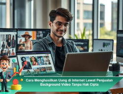Cara Menghasilkan Uang di Internet Lewat Penjualan Background Video Tanpa Hak Cipta