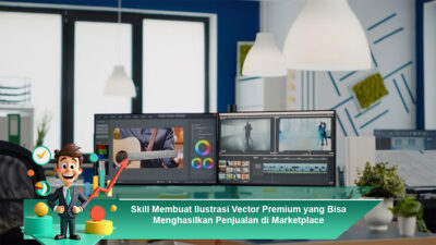 Skill Membuat Ilustrasi Vector Premium yang Bisa Menghasilkan Penjualan di Marketplace