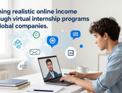 Cara Dapat Uang Online Paling Realistis Melalui Program Magang Virtual Perusahaan Global